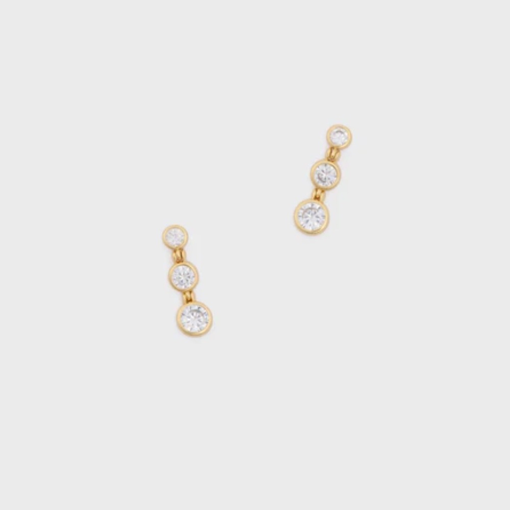 Tuckernuck Gold and Silver Minimalist Earrings